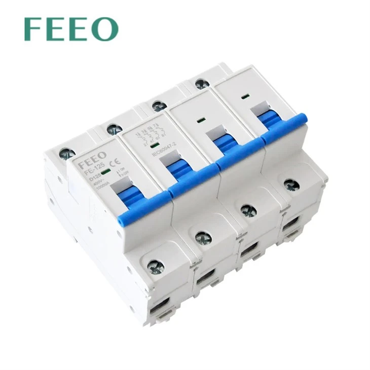 FE-125 4P AC Mini Circuit Breaker 125A AC MCB