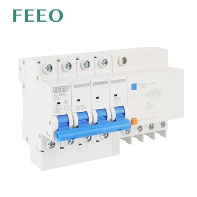 4P FLCB-63 RCCB RCD τύπου C 10KA 63A