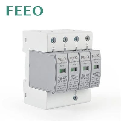 Προστατευτικό Υπερτάσεων AC SPD 3P N 385VAC 420VAC 20-40KA
